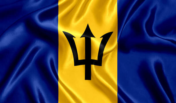 Flag of Barbados.