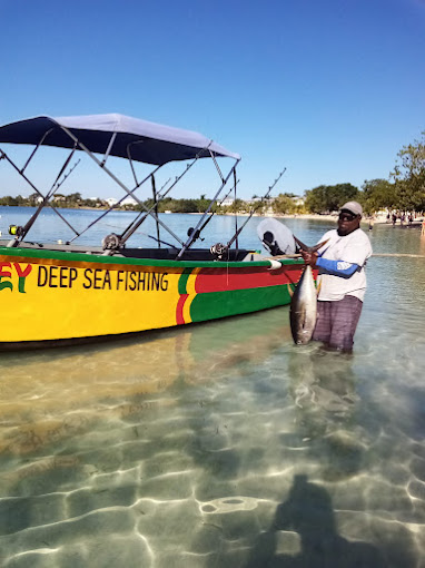 Marcus Fishing in Negril